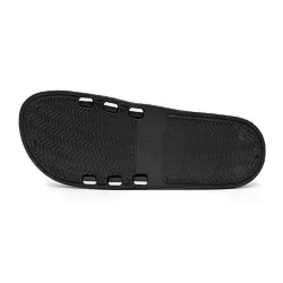 NEW Men's Akademiks Cross Side Striped Logo Black Slide Slippers 13 - Picture 14 of 17